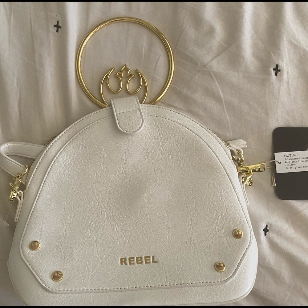 LOUNGEFLY x Star Wars Gold Rebel Handle Crossbody
